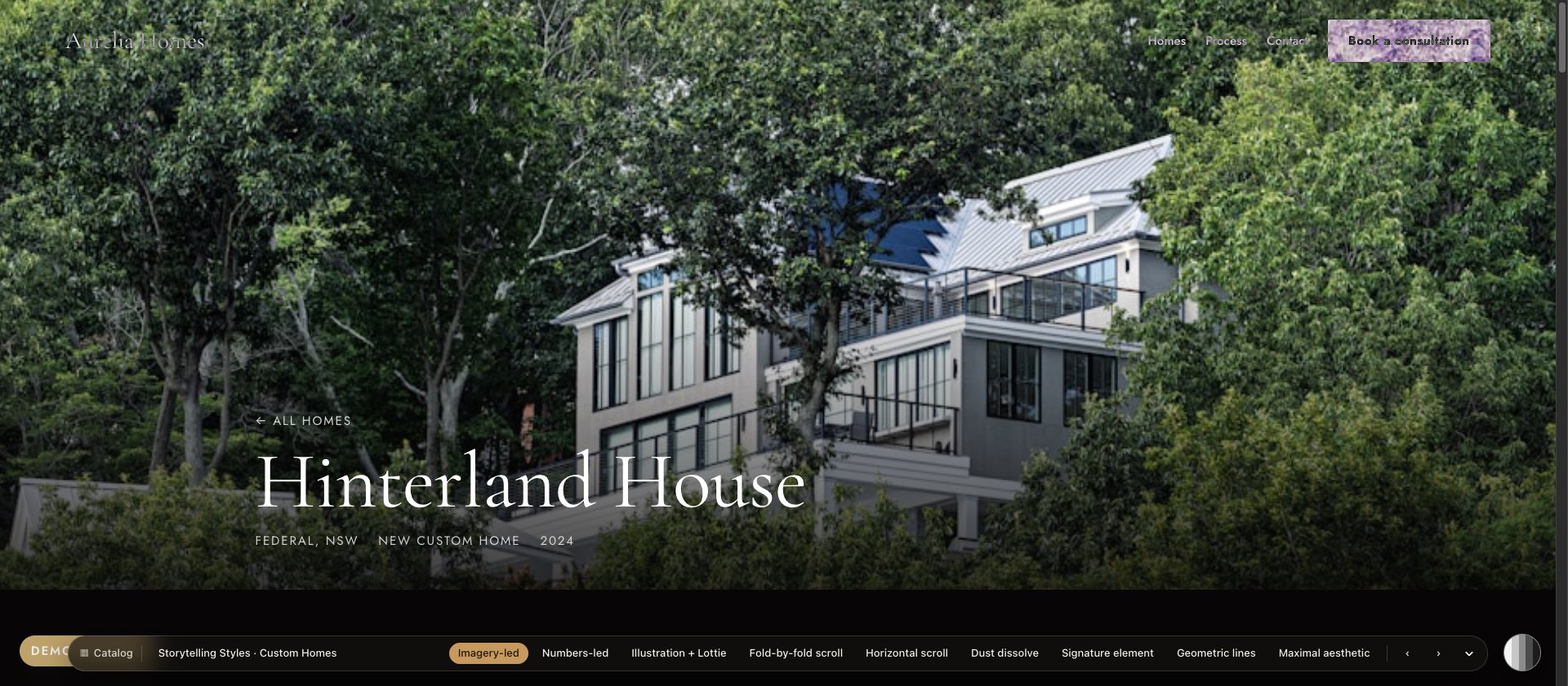 Atelier Builders website